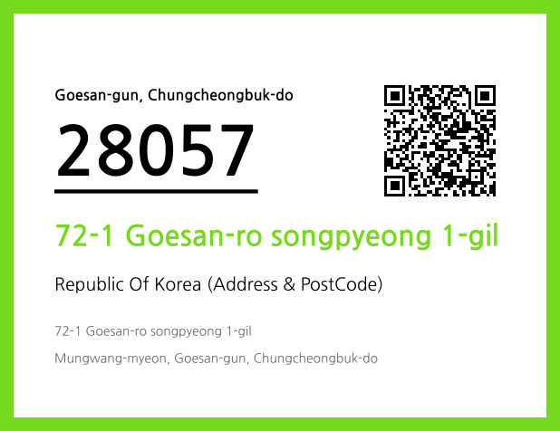 CC BY 4.0 Address and Postal Code QR Code Image (CC BY 4.0)
