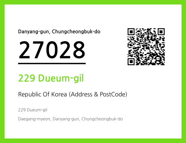 Address and Postal Code QR Code Image (CC BY 4.0)