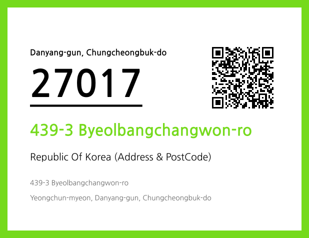 CC BY 4.0 Address and Postal Code QR Code Image (CC BY 4.0)