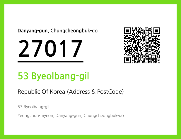 CC BY 4.0 Address and Postal Code QR Code Image (CC BY 4.0)
