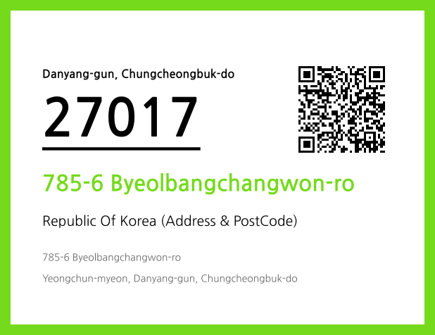 CC BY 4.0 Address and Postal Code QR Code Image (CC BY 4.0)