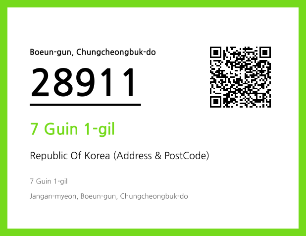 CC BY 4.0 Address and Postal Code QR Code Image (CC BY 4.0)