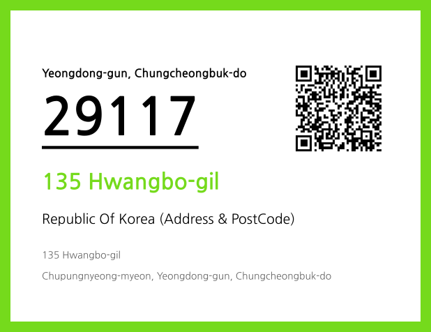 CC BY 4.0 Address and Postal Code QR Code Image (CC BY 4.0)