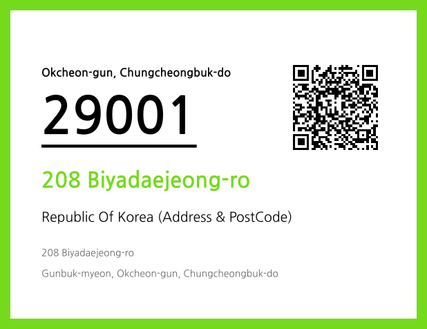CC BY 4.0 Address and Postal Code QR Code Image (CC BY 4.0)