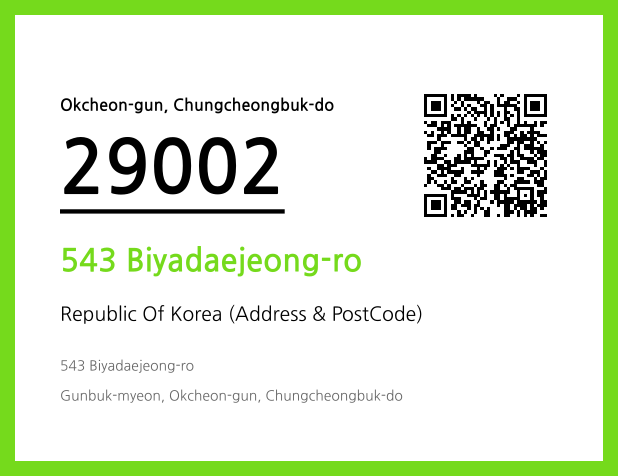 CC BY 4.0 Address and Postal Code QR Code Image (CC BY 4.0)