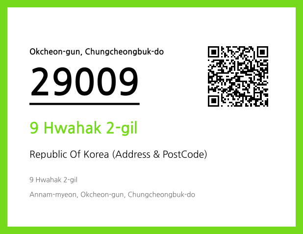 CC BY 4.0 Address and Postal Code QR Code Image (CC BY 4.0)