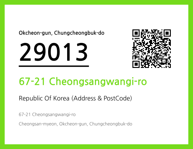 CC BY 4.0 Address and Postal Code QR Code Image (CC BY 4.0)
