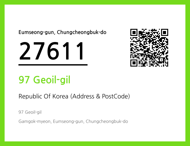 Address and Postal Code QR Code Image (CC BY 4.0)