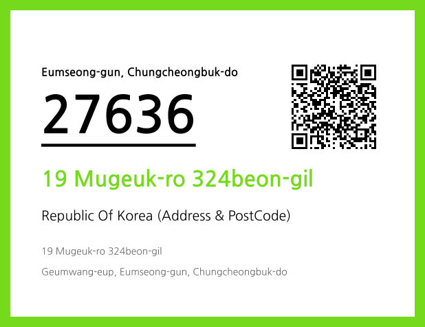 CC BY 4.0 Address and Postal Code QR Code Image (CC BY 4.0)