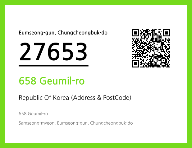 CC BY 4.0 Address and Postal Code QR Code Image (CC BY 4.0)