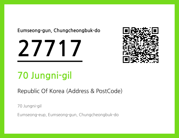 CC BY 4.0 Address and Postal Code QR Code Image (CC BY 4.0)