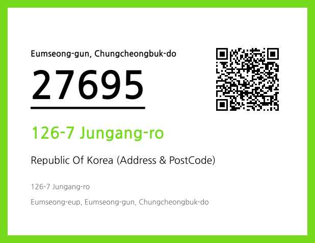 CC BY 4.0 Address and Postal Code QR Code Image (CC BY 4.0)