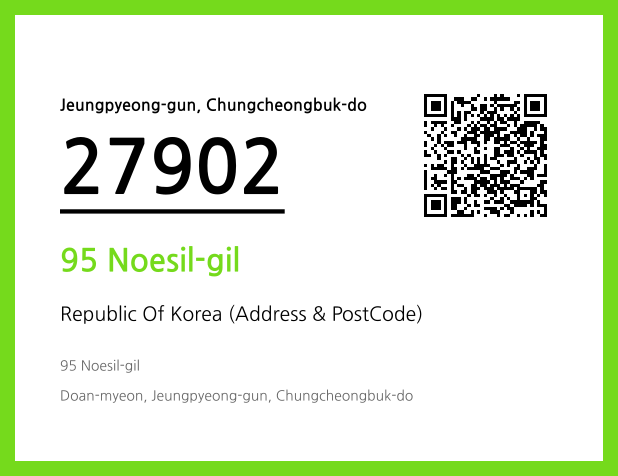 CC BY 4.0 Address and Postal Code QR Code Image (CC BY 4.0)