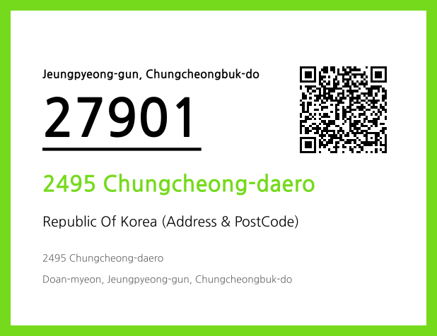 CC BY 4.0 Address and Postal Code QR Code Image (CC BY 4.0)