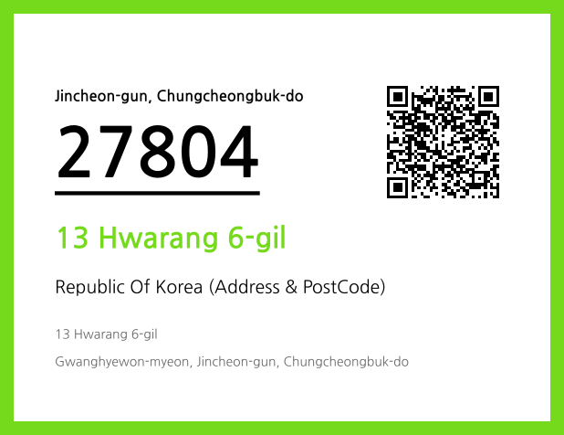 CC BY 4.0 Address and Postal Code QR Code Image (CC BY 4.0)