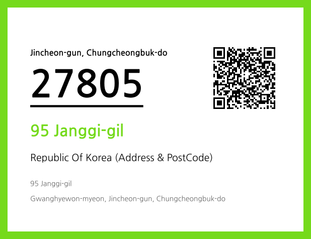 CC BY 4.0 Address and Postal Code QR Code Image (CC BY 4.0)