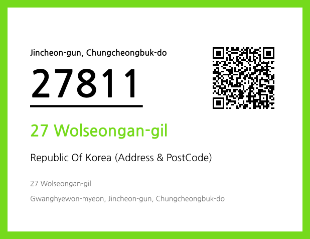 CC BY 4.0 Address and Postal Code QR Code Image (CC BY 4.0)