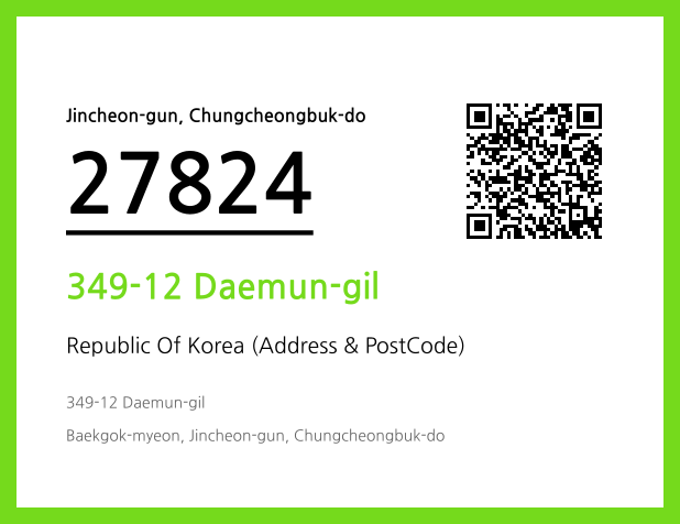 CC BY 4.0 Address and Postal Code QR Code Image (CC BY 4.0)