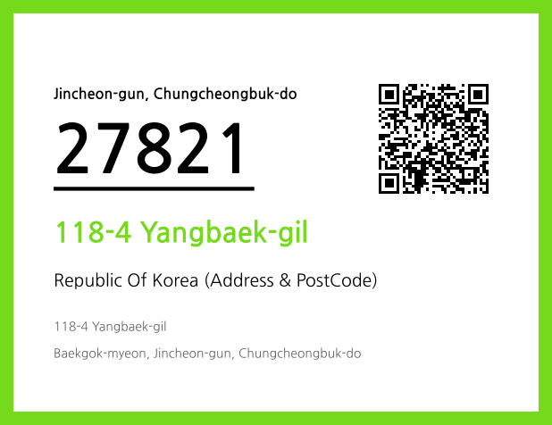 CC BY 4.0 Address and Postal Code QR Code Image (CC BY 4.0)