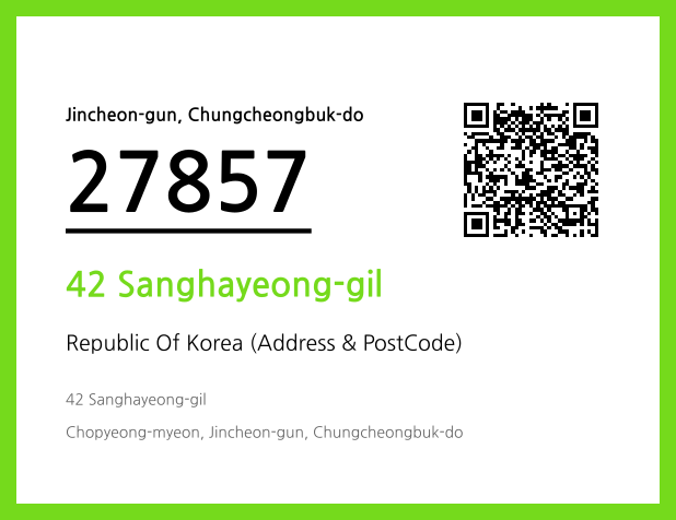 CC BY 4.0 Address and Postal Code QR Code Image (CC BY 4.0)