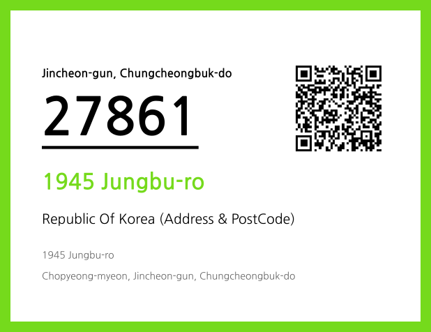 CC BY 4.0 Address and Postal Code QR Code Image (CC BY 4.0)