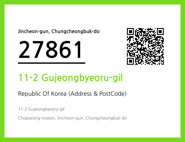 CC BY 4.0 Address and Postal Code QR Code Image (CC BY 4.0)