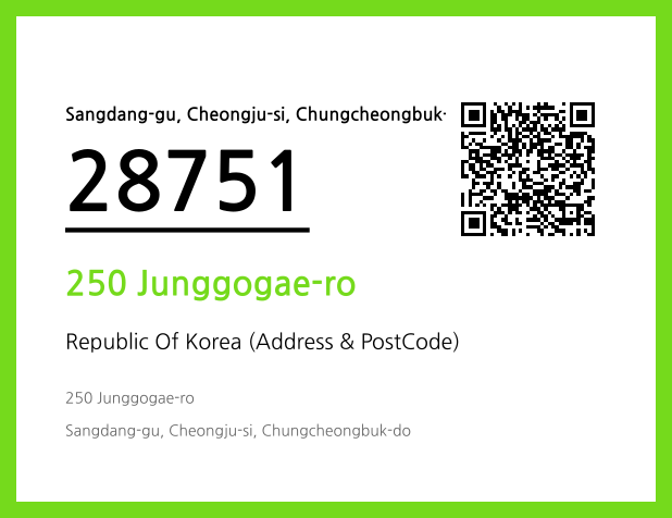 CC BY 4.0 Address and Postal Code QR Code Image (CC BY 4.0)