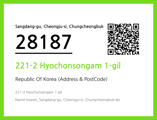 CC BY 4.0 Address and Postal Code QR Code Image (CC BY 4.0)