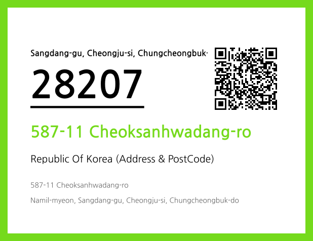 CC BY 4.0 Address and Postal Code QR Code Image (CC BY 4.0)