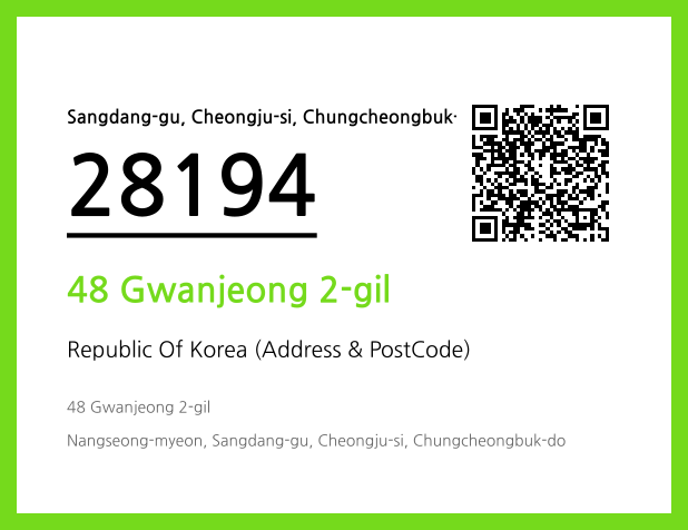 CC BY 4.0 Address and Postal Code QR Code Image (CC BY 4.0)