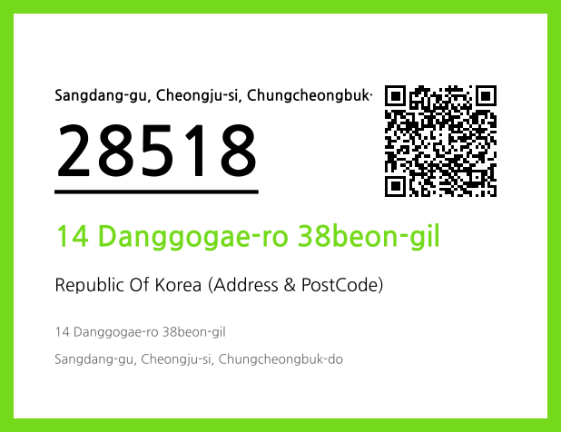 CC BY 4.0 Address and Postal Code QR Code Image (CC BY 4.0)