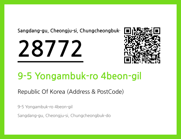 Address and Postal Code QR Code Image (CC BY 4.0)