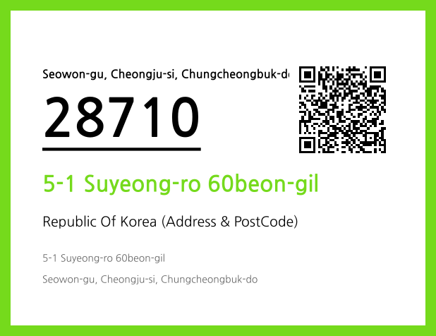CC BY 4.0 Address and Postal Code QR Code Image (CC BY 4.0)