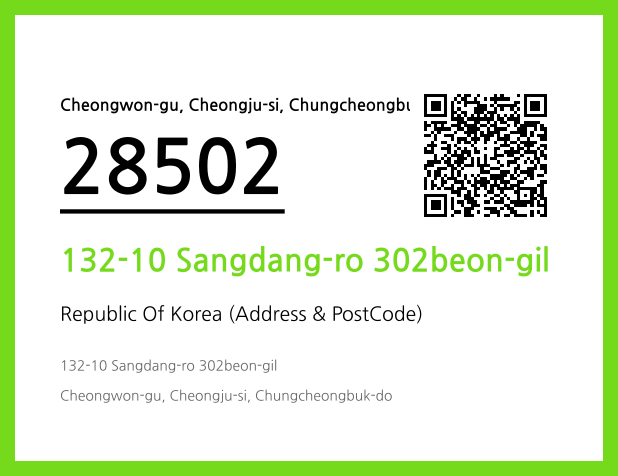 CC BY 4.0 Address and Postal Code QR Code Image (CC BY 4.0)