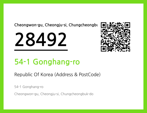 CC BY 4.0 Address and Postal Code QR Code Image (CC BY 4.0)