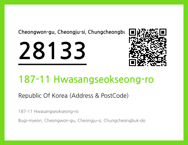 CC BY 4.0 Address and Postal Code QR Code Image (CC BY 4.0)