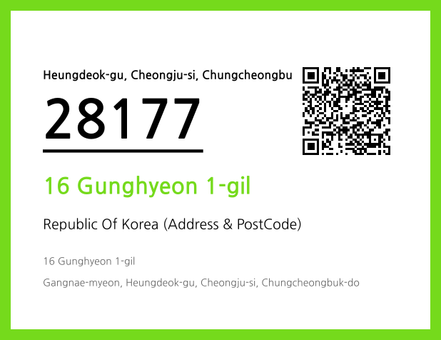 CC BY 4.0 Address and Postal Code QR Code Image (CC BY 4.0)