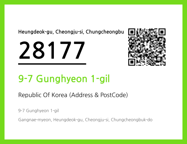 CC BY 4.0 Address and Postal Code QR Code Image (CC BY 4.0)