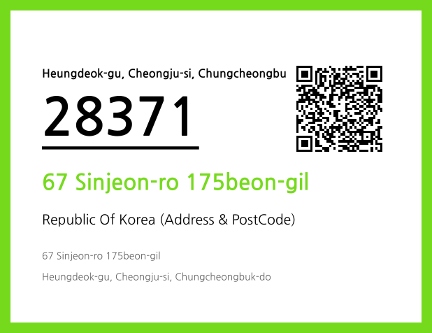 CC BY 4.0 Address and Postal Code QR Code Image (CC BY 4.0)