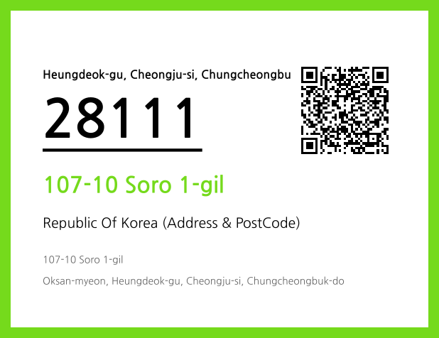 CC BY 4.0 Address and Postal Code QR Code Image (CC BY 4.0)