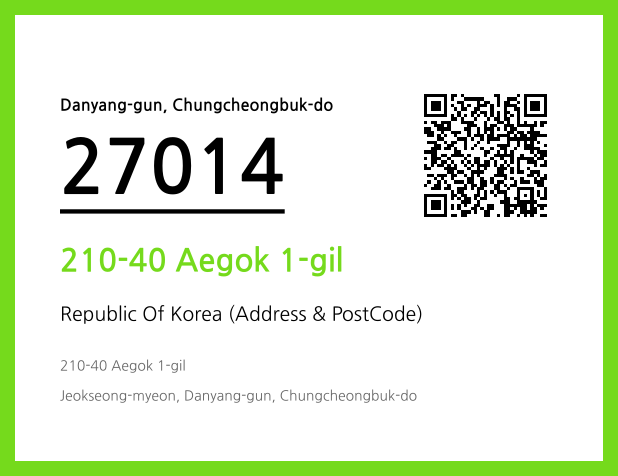 CC BY 4.0 Address and Postal Code QR Code Image (CC BY 4.0)