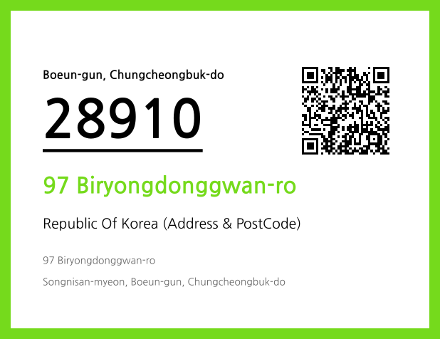 CC BY 4.0 Address and Postal Code QR Code Image (CC BY 4.0)